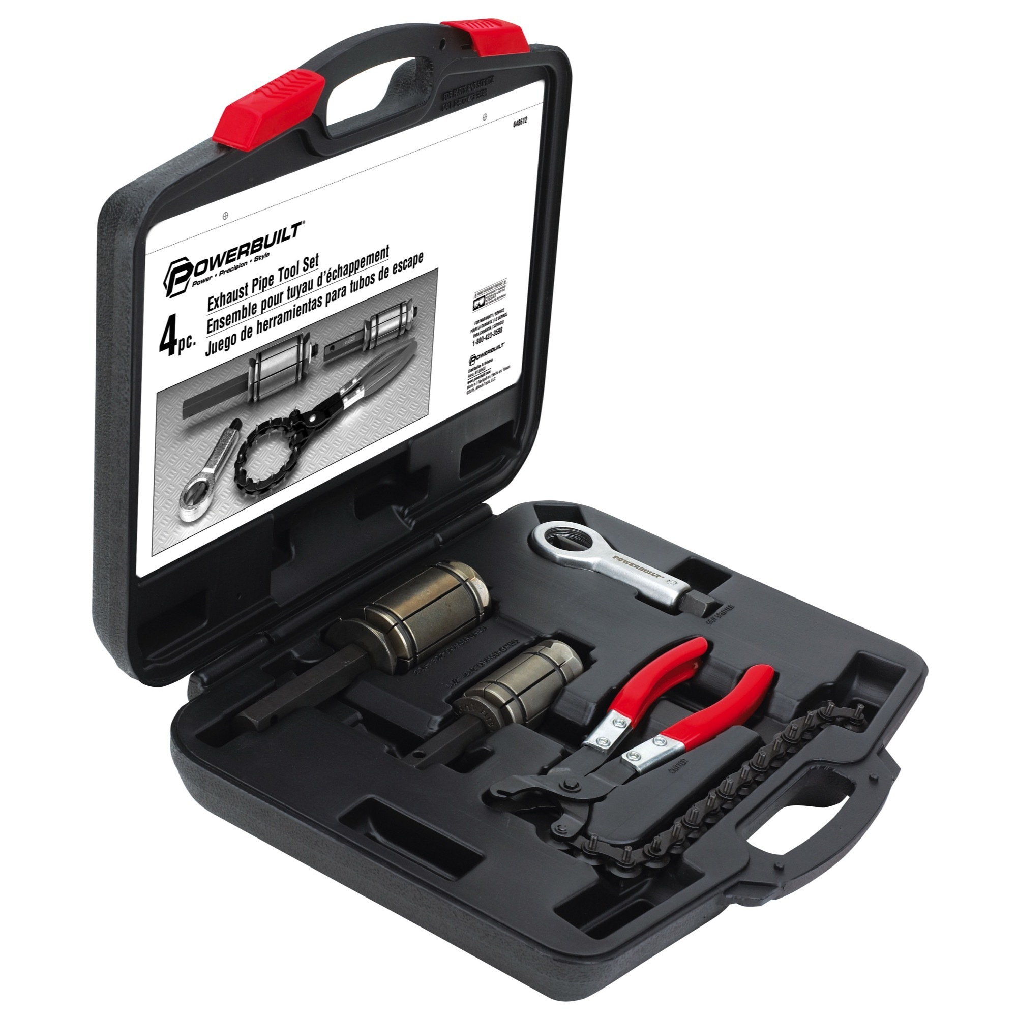 Powerbuilt 4 Pc Exhaust Service Set, Model 648612 Northern Tool